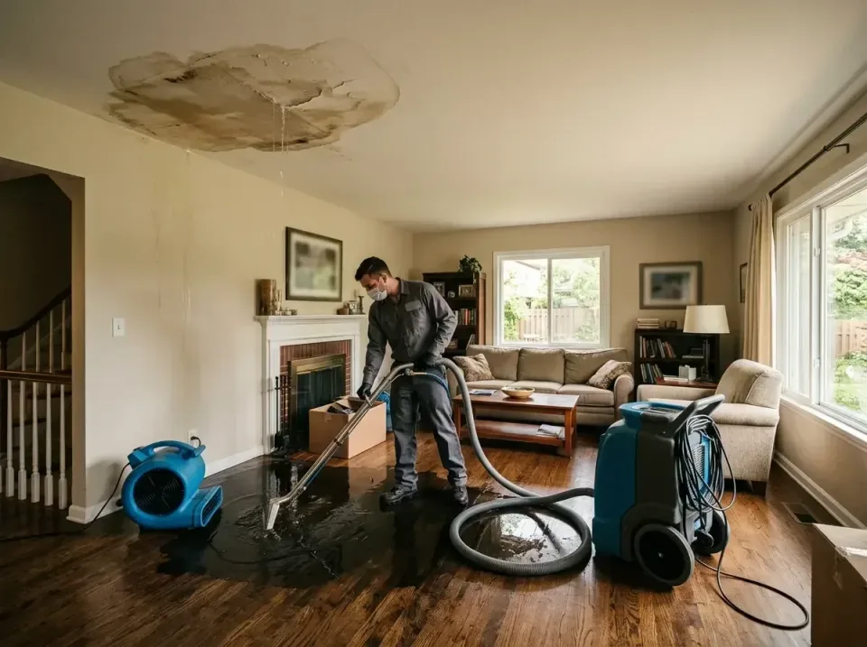attic-pipe-burst-ceiling-drip-008 — frequently asked questions, Water Damage Restoration & Carpet Care in County Center, VA